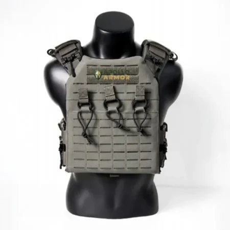 Tactical Plate Carrier Vest with NIJ Level IIIA Soft Armor Panels