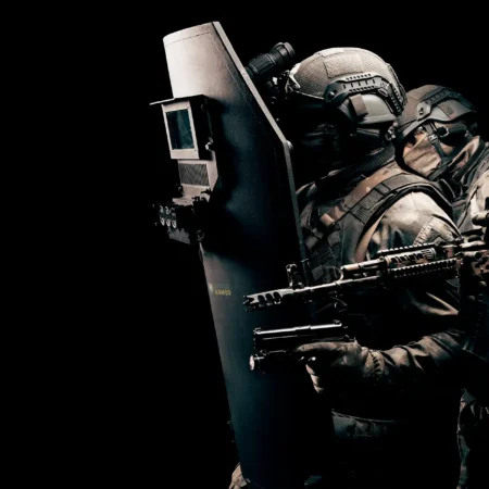 Compact Tactical Ballistic Shield with NIJ Level IIIA Protection